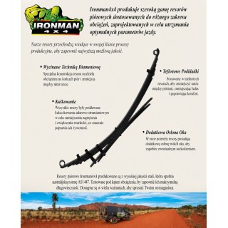 Wzmocniony tylny resor zawieszenia IRONMAN4X4 +2" LIFT — Toyota Tacoma (TOY066C) - ujęcie 2