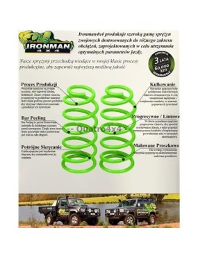 Sprężyna zawieszenia przednia Ironman 4x4 wzmocnione — Ford Ranger Raptor (FOR007A)