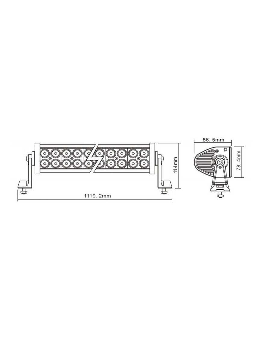 PANEL LED 240W 80 LED 18500LM