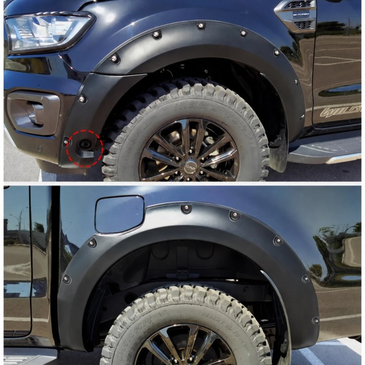 Nadkole Snakeman 4WD — Ford Ranger T8 MK11 (SNFF036) - ujęcie 3