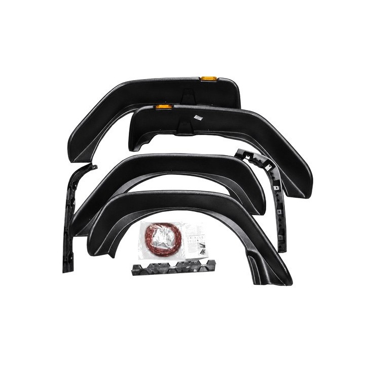 Poszerzenia nadkoli - fender flares - lldpe snakeman 4WD — Jeep Wrangler JK (SNFF017)