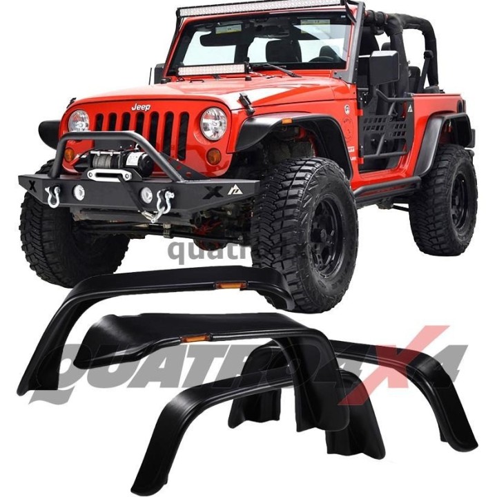 Poszerzenia nadkoli - fender flares - lldpe snakeman 4WD — Jeep Wrangler JK (SNFF017) - ujęcie 2