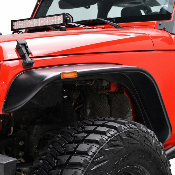 Poszerzenia nadkoli - fender flares - lldpe snakeman 4WD — Jeep Wrangler JK (SNFF017) - ujęcie 4