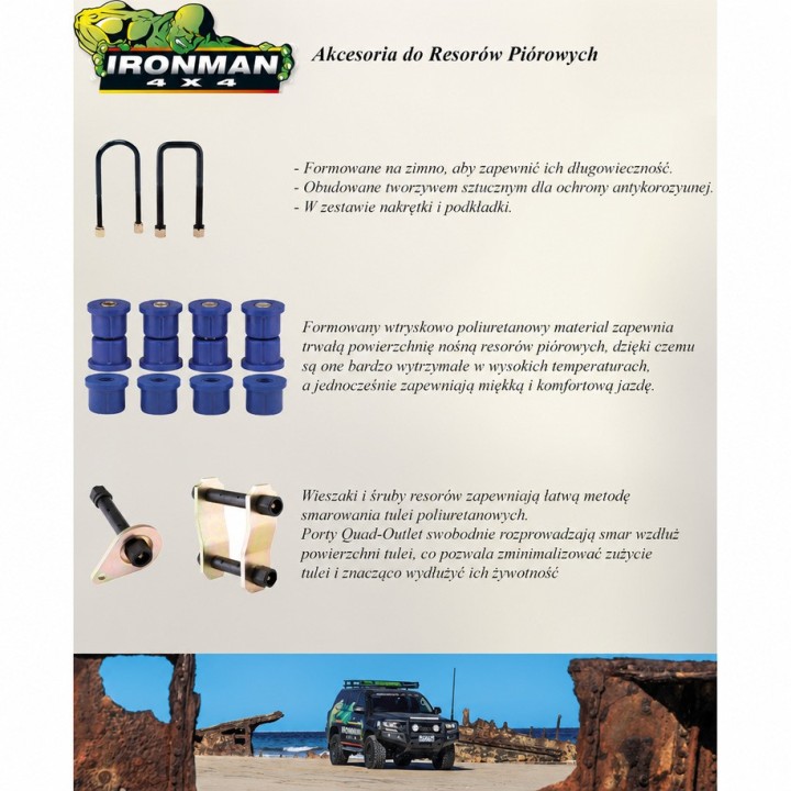 Komplet tulei resorów IRONMAN4X4 — Ford F-150 2021R + (1226UK) - ujęcie 3