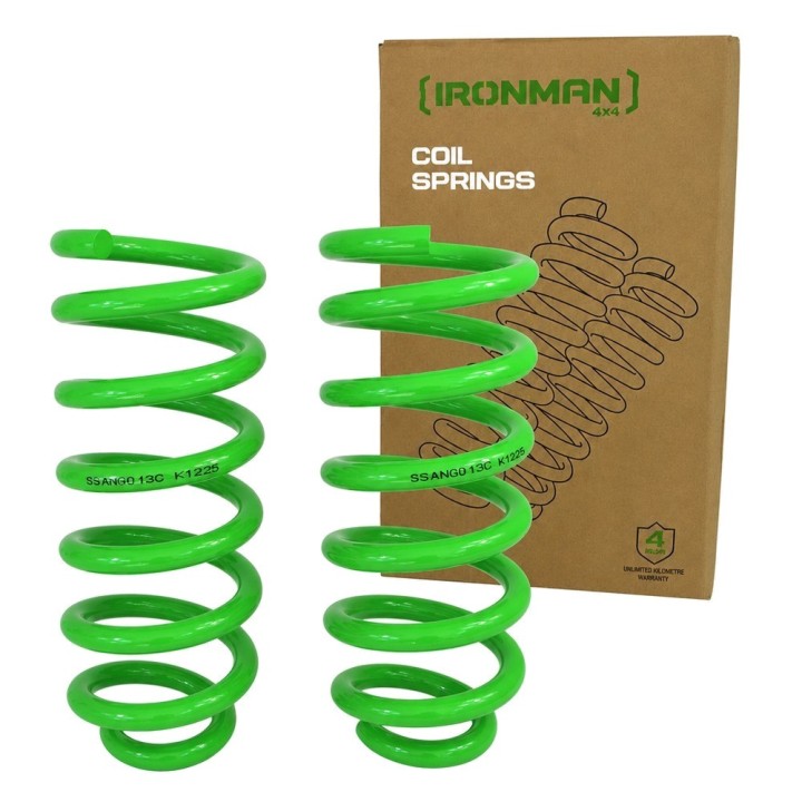 Sprężyny zawieszenia przednie Ironman 4x4 wzmocnione, lift 2" — SsangYong Musso Q250, SsangYong Musso Q261 2025R+ (SSANG013C)
