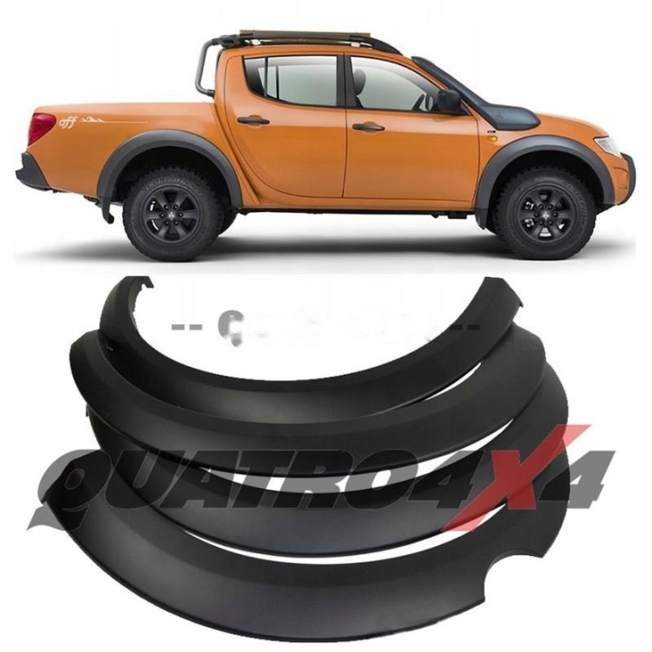 Poszerzenia nadkoli - fender flares - ABS snakeman 4WD — Mitsubishi L200 (SNFF045) - ujęcie 8