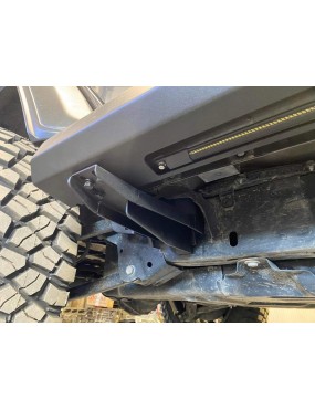 Progi stalowe z podświetleniem LED - Jeep Wrangler JLU 2018+ i 4xe