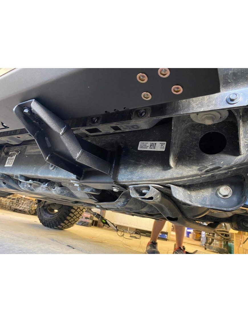 Progi stalowe z podświetleniem LED - Jeep Wrangler JLU 2018+ i 4xe