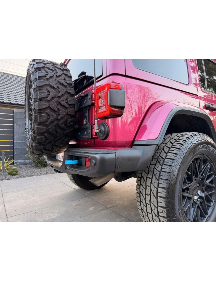 Zderzak tylny stalowy z otworami pod czujniki PDC - Jeep Wrangler JL/JLU 2018+