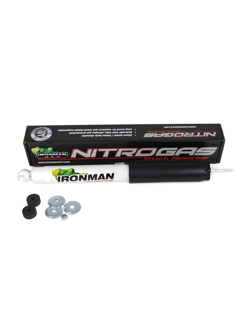 Amortyzator przedni Ironman 4x4 Nitro Gas, lift 2" — Jeep Cherokee XJ, Jeep Grand Cherokee ZJ, Jeep Wrangler TJ (12665GR)