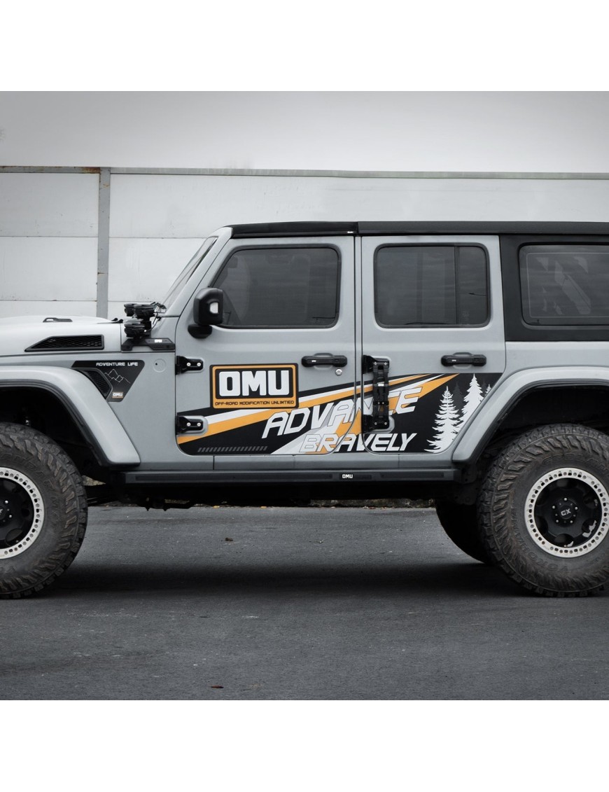 Progi boczne OMU Genesis - Jeep Wrangler JLU 2018-2025