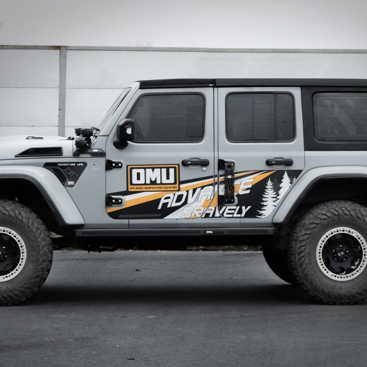 Progi boczne OMU Genesis - Jeep Wrangler JLU 2018-2025 - ujęcie 5
