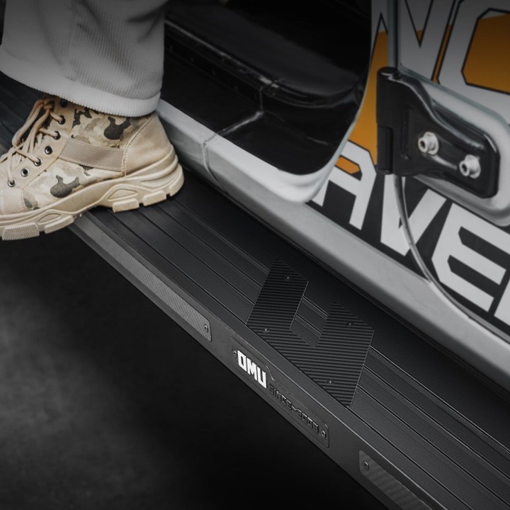 Progi boczne OMU Genesis - Jeep Wrangler JLU 2018-2025 - ujęcie 7