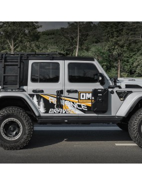 Progi boczne OMU Genesis - Jeep Wrangler JLU 2018-2025