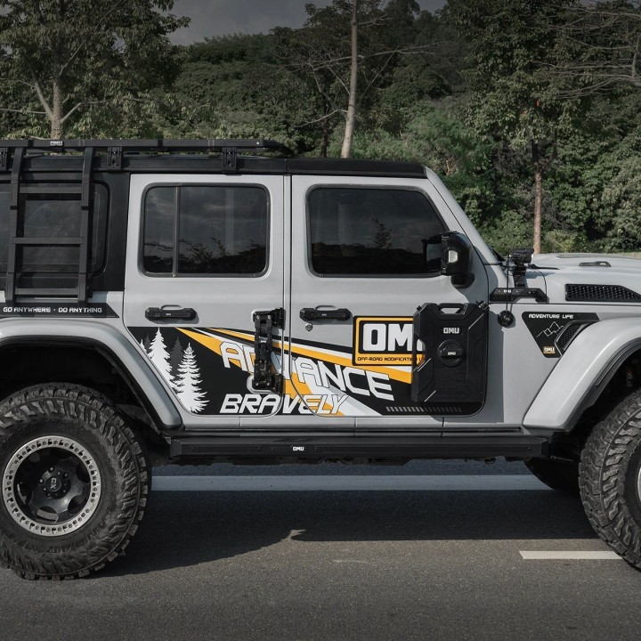 Progi boczne OMU Genesis - Jeep Wrangler JLU 2018-2025 - ujęcie 10