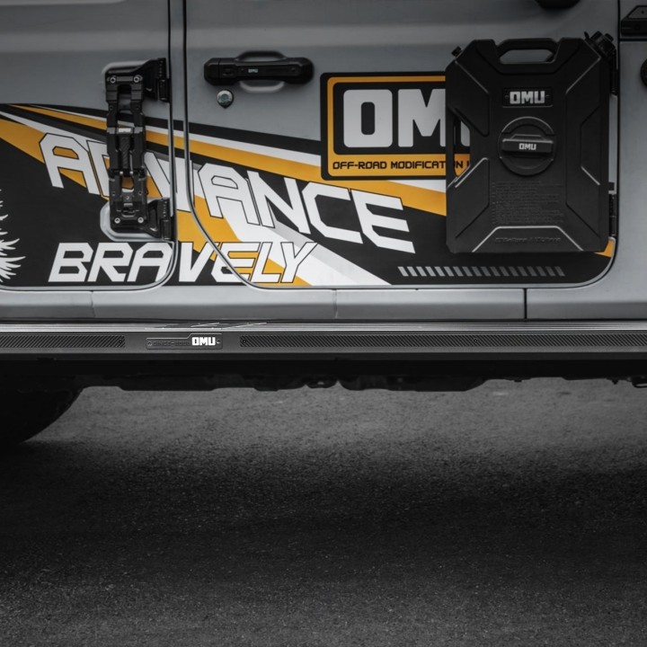 Progi boczne OMU Genesis - Jeep Wrangler JLU 2018-2025 - ujęcie 11