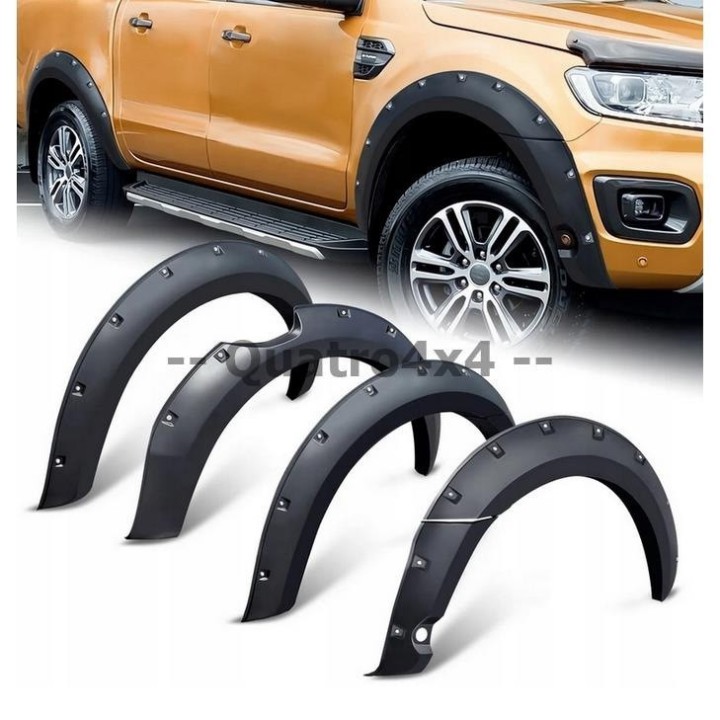 Poszerzenia nadkoli - fender flares - lldpe snakeman 4WD — Ford Ranger T8 (SNFF035) - ujęcie 9