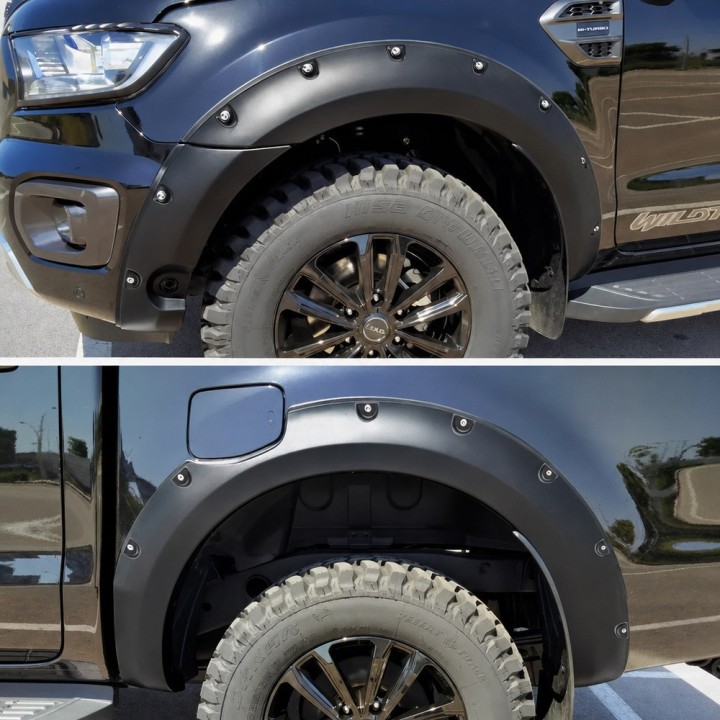 Poszerzenia nadkoli - fender flares - lldpe snakeman 4WD — Ford Ranger T8 (SNFF035) - ujęcie 10