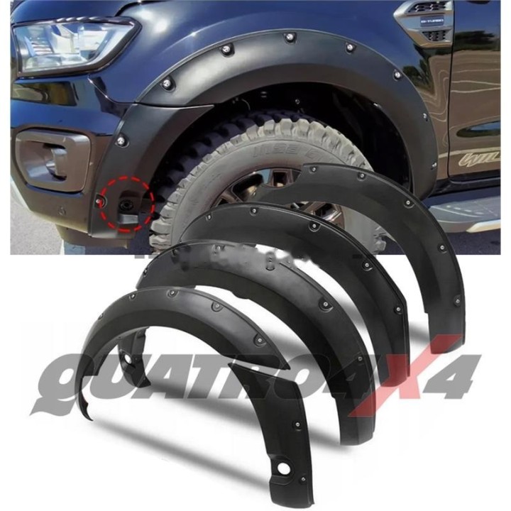 Poszerzenia nadkoli - fender flares - lldpe snakeman 4WD — Ford Ranger T8 (SNFF035) - ujęcie 11