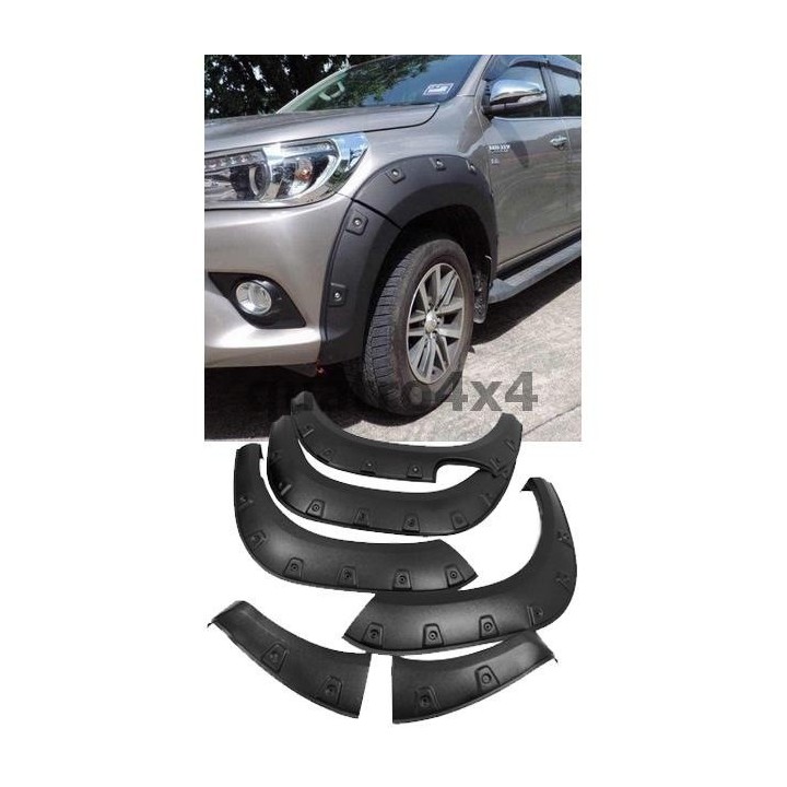 Poszerzenia nadkoli - fender flares - lldpe snakeman 4WD — Toyota Hilux Revo (SNFF028) - ujęcie 2