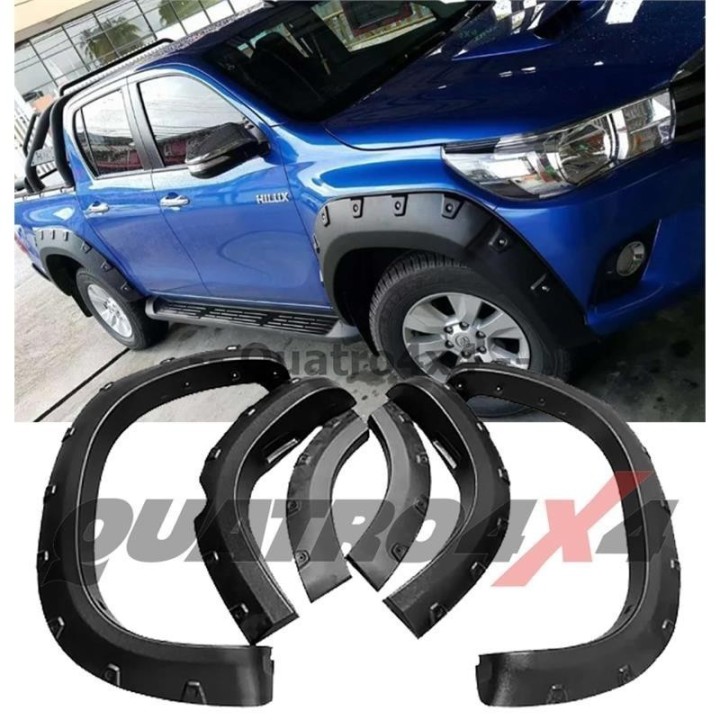Poszerzenia nadkoli - fender flares - lldpe snakeman 4WD — Toyota Hilux Revo (SNFF028) - ujęcie 8