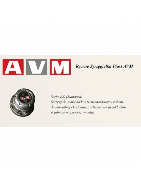 Ręczne sprzęgła piast AVM: - wzmocniona stalowa obudowa — Daihatsu Rocky, Daihatsu Rugger (AVM403) - ujęcie 8