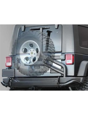 Tylny stalowy zderzak z mocowaniem koła zapasowego Snakeman 4WD — Jeep Wrangler JK (SNBR09) - ujęcie 3