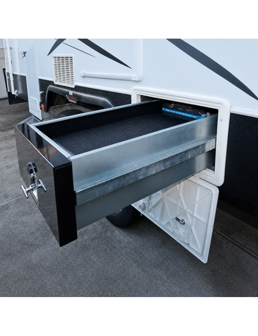Locksafe pojedyncza szuflada – 1300 mm | ironman 4x4 (ISD1300UC) - ujęcie 5