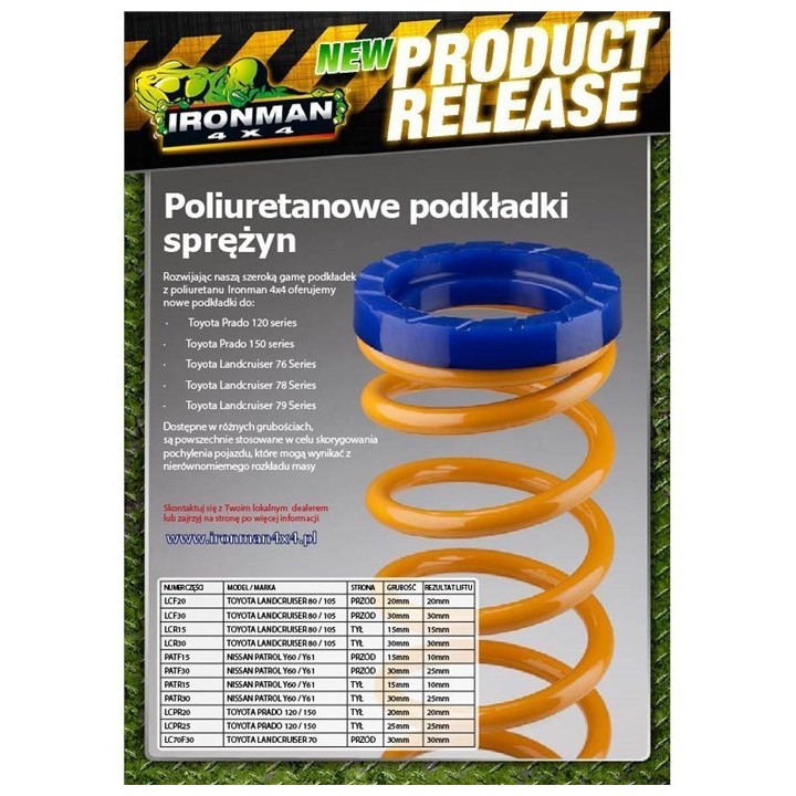 Sprężyna zawieszenia Ironman 4x4 — Nissan Patrol GQ Y60, Nissan Patrol GU Y61, Nissan Patrol GU Y62 (PATF15) - ujęcie 4