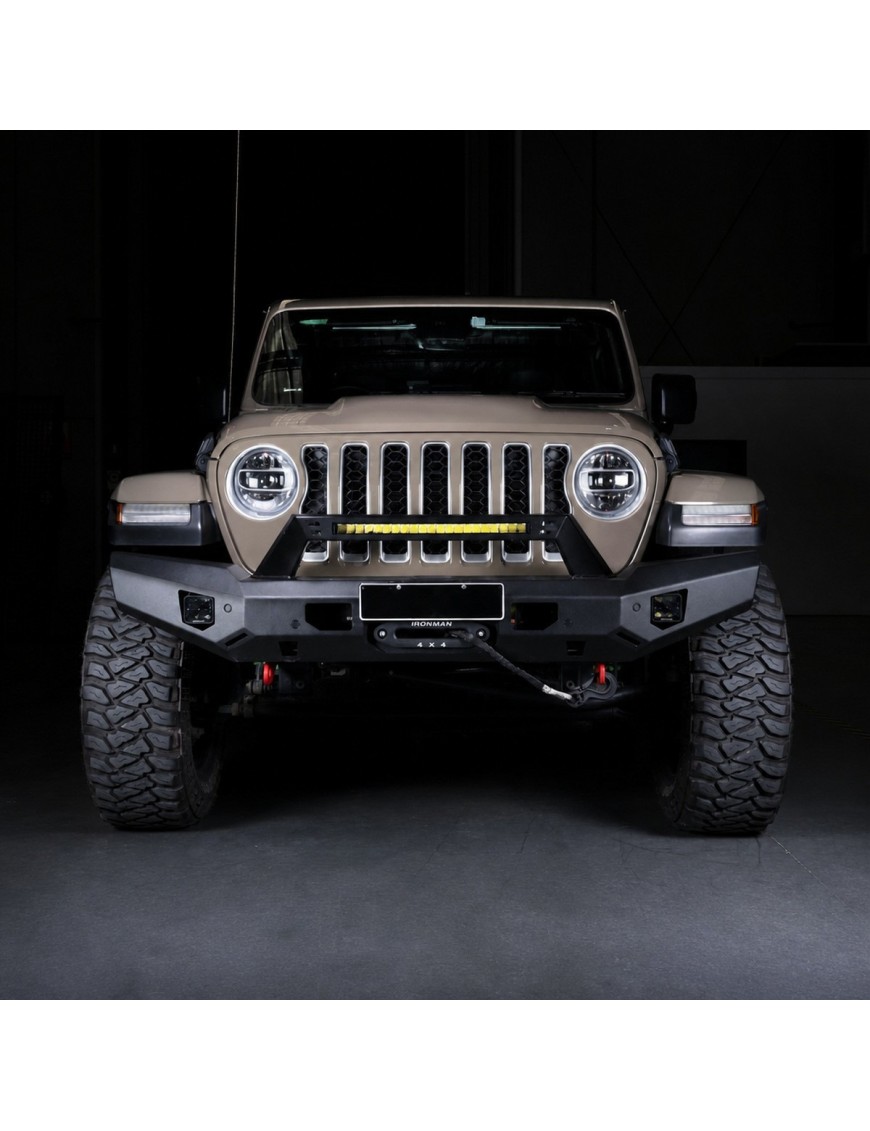 Zderzak RAID pełna długość Ironman 4x4 — Jeep Wrangler JL, Jeep Gladiator JT (BBR077)