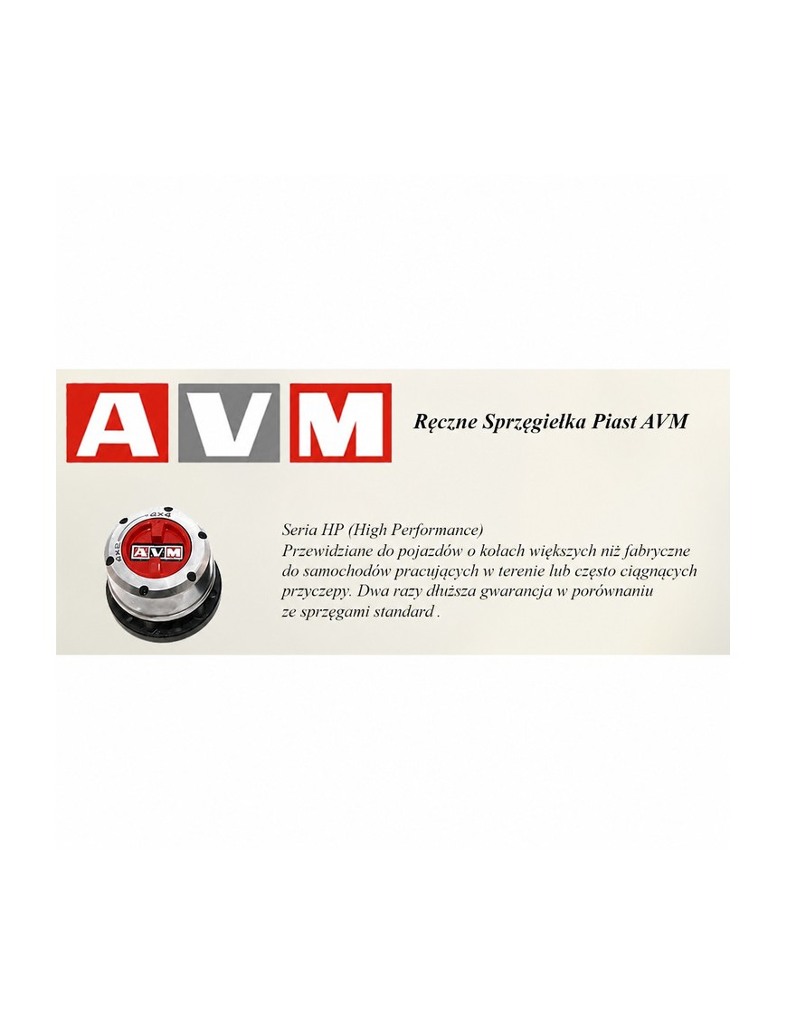 Sprzęgło piasty AVM — UAZ (AVM410HP) - ujęcie 7 Sprzęgło piasty AVM — UAZ (AVM410HP) - ujęcie 7