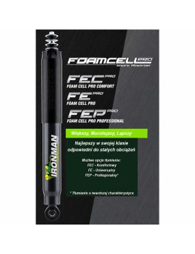 Amortyzator przedni Ironman 4x4 Foam Cell Pro, lift 4" — Nissan Patrol Y61, Nissan Patrol Y60 (45091LFEP) - ujęcie 4
