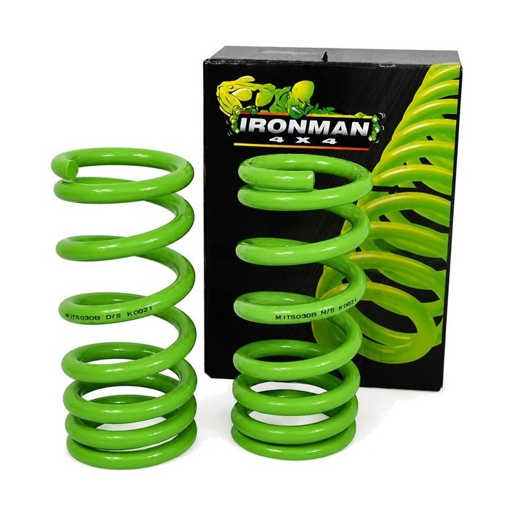 Sprężyny zawieszenia tylne Ironman 4x4 wzmocnione, lift 2" — Mitsubishi Pajero/Montero (MITS039B)