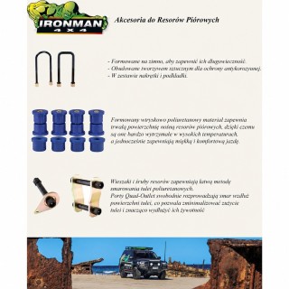Tylny zestaw regulacji WAŁU napędowego IRONMAN4X4 — Ford Ranger, Volkswagen Amarok (1223K) - ujęcie 2