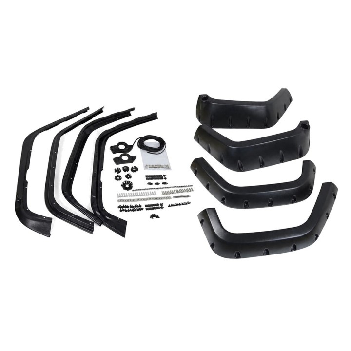 Poszerzenia nadkoli - fender flares - lldpe snakeman 4WD — Jeep Wrangler JK Formowane (SNFF023)