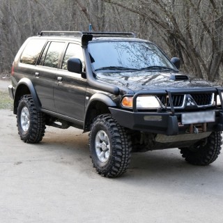 Snorkel Snakeman 4WD, prawa strona — Mitsubishi L200, Mitsubishi Pajero Sport (SNST96A) - ujęcie 2