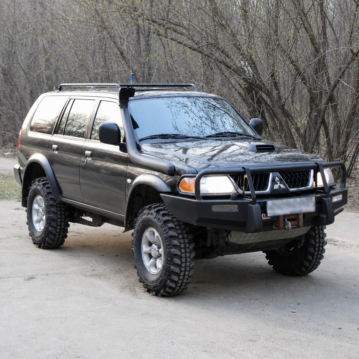 Snorkel Snakeman 4WD, prawa strona — Mitsubishi L200, Mitsubishi Pajero Sport (SNST96A) - ujęcie 10