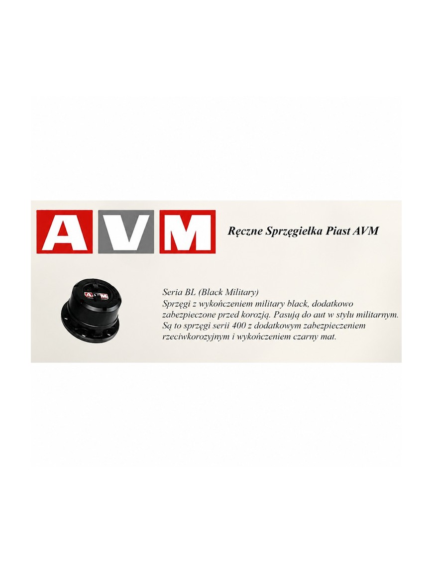 Manualne sprzęgła piast AVM — SsangYong Musso/Korando II/Rexton (AVM450BL) - ujęcie 8