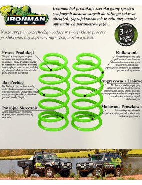 Sprężyny zawieszenia tylne Ironman 4x4 wzmocnione — Toyota Land Cruiser 90/95, Toyota 4Runner 180/185 Samochód (TOY039B)