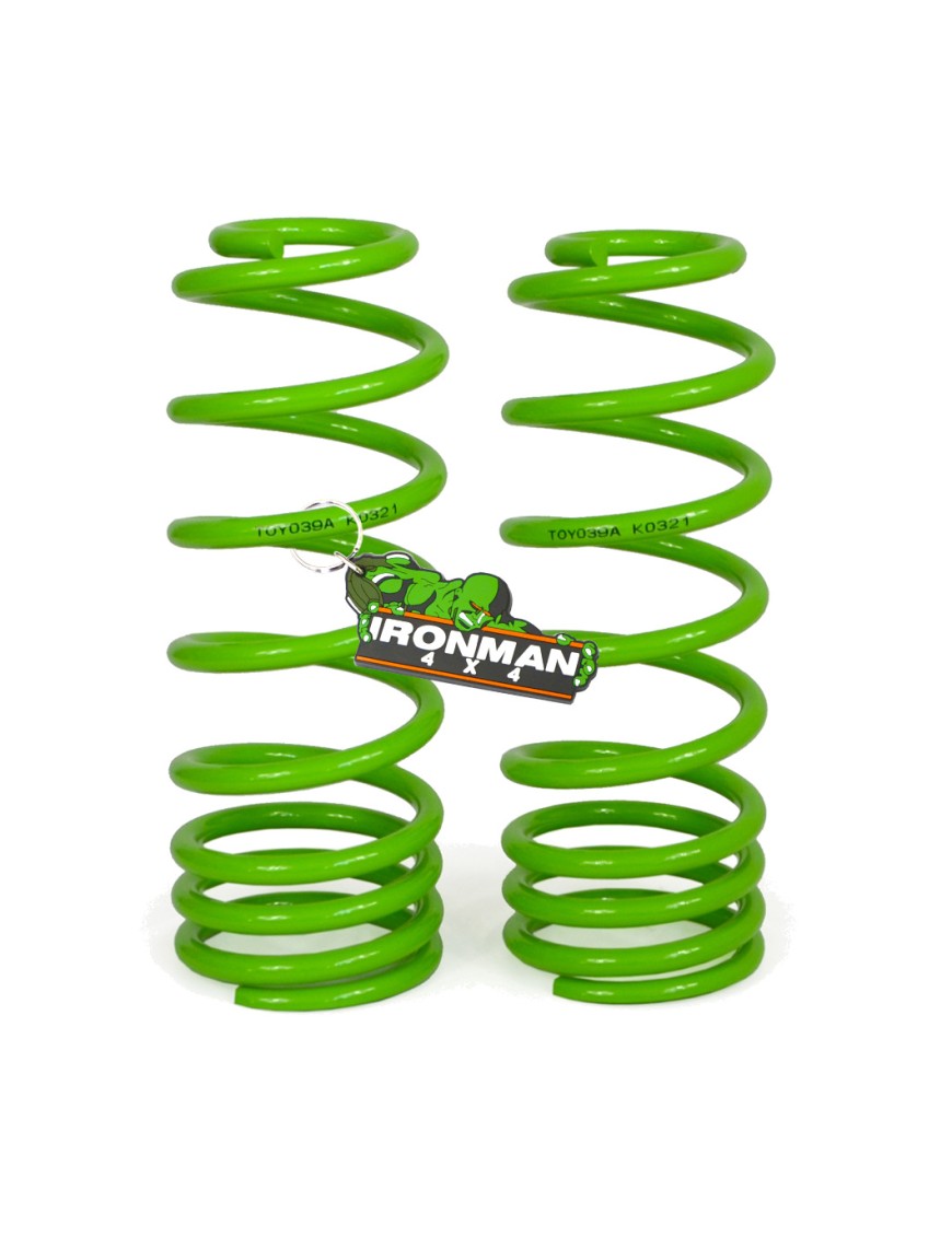 Sprężyny zawieszenia tylne Ironman 4x4 wzmocnione, lift 2" — Toyota Land Cruiser, Toyota 4Runner (TOY039A)