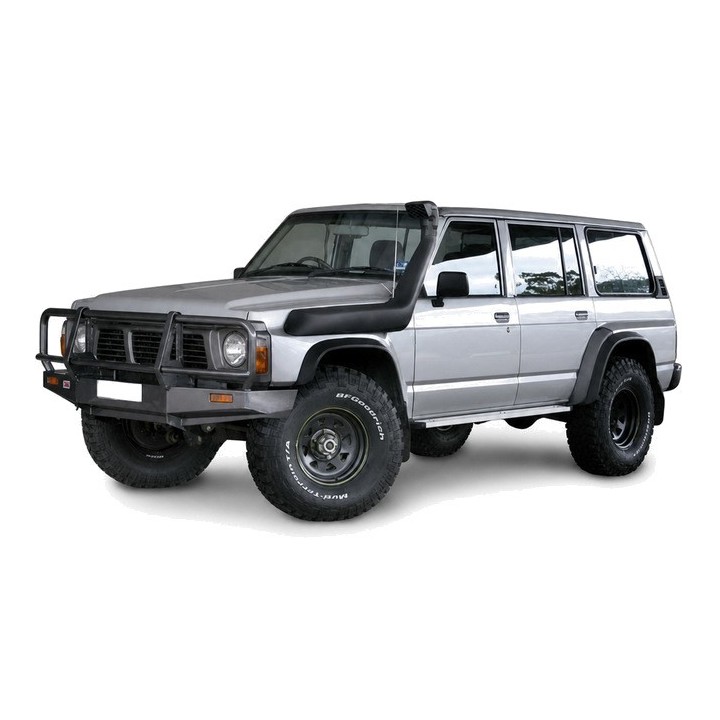 Snorkel Snakeman 4WD, lewa strona — Nissan Patrol Y60 (SNSY60NA)