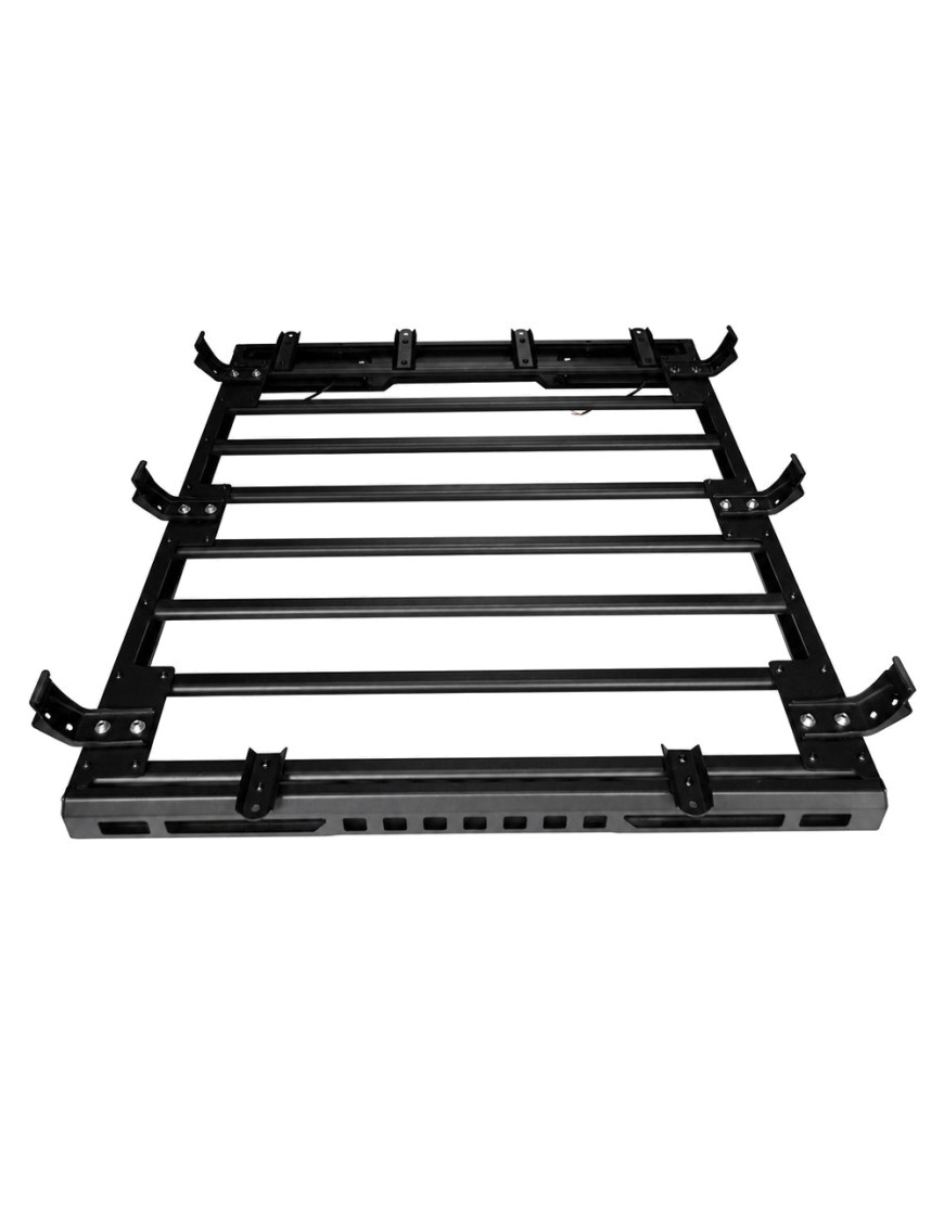 Bagażnik dachowy aluminiowy z relingami i oświetleniem LED Snakeman 4WD — Suzuki Jimny (SNR03L)