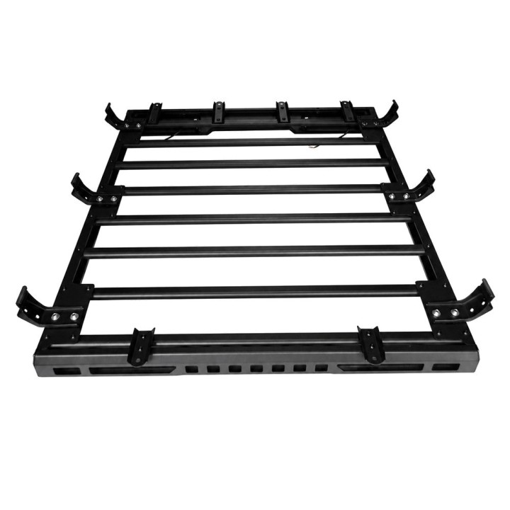 Bagażnik dachowy aluminiowy z relingami i oświetleniem LED Snakeman 4WD — Suzuki Jimny (SNR03L) - ujęcie 14