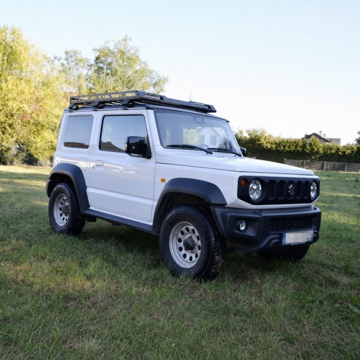 Bagażnik dachowy aluminiowy z relingami i oświetleniem LED Snakeman 4WD — Suzuki Jimny (SNR03L) - ujęcie 18