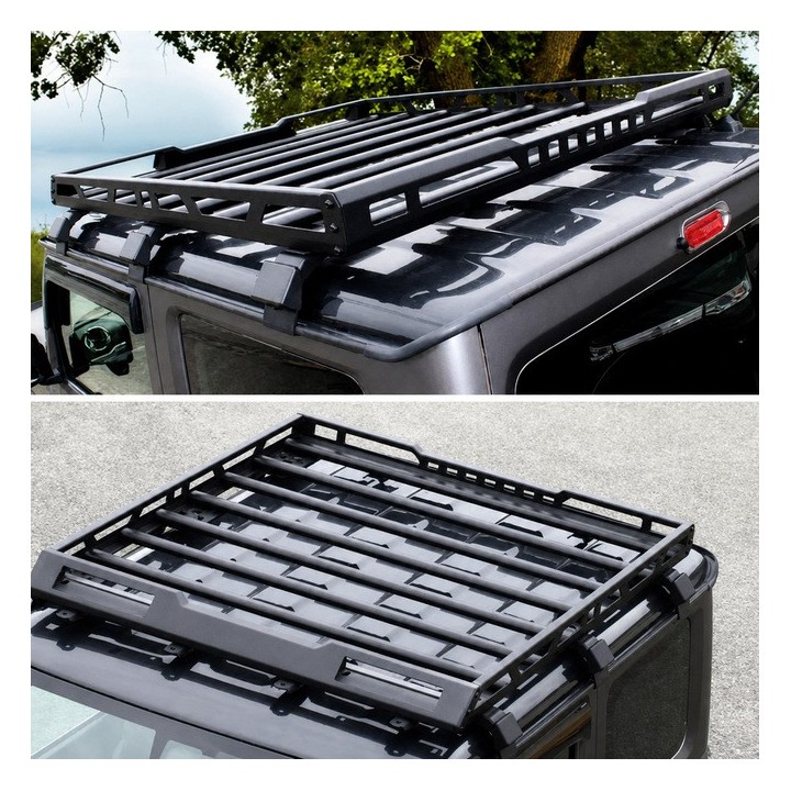 Bagażnik dachowy aluminiowy z relingami i oświetleniem LED Snakeman 4WD — Suzuki Jimny (SNR03L) - ujęcie 19