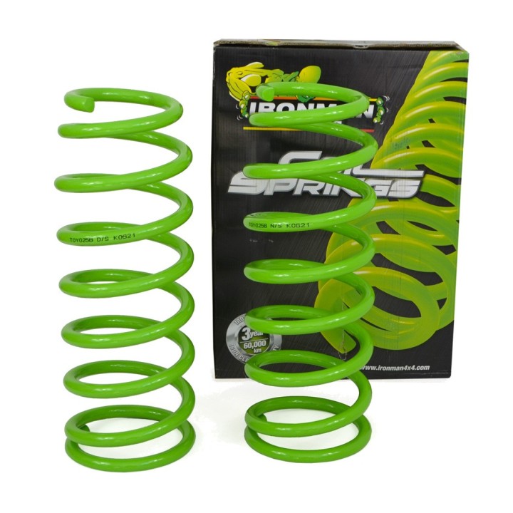 Sprężyny zawieszenia tylne Ironman 4x4 wzmocnione, lift 2" — Toyota Land Cruiser FZJ/HZJ/HDJ (TOY025B) - ujęcie 3