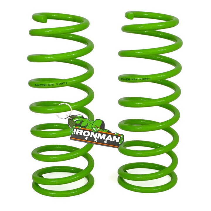 Sprężyny zawieszenia tylne Ironman 4x4 wzmocnione, lift 2" — Toyota Land Cruiser FZJ/HZJ/HDJ (TOY025B) - ujęcie 4