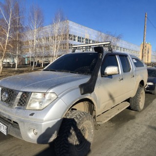 Snorkel Snakeman 4WD — Nissan Navara D40, Nissan Pathfinder R51 (SNSD40B) - ujęcie 2