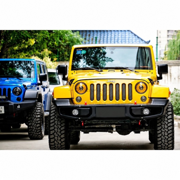 Stalowy przedni zderzak WRAZ z płytą montażową wyciągarki Snakeman 4WD — Jeep Wrangler JK (SNBF22) IRONMAN 4x4 - ujęcie 6