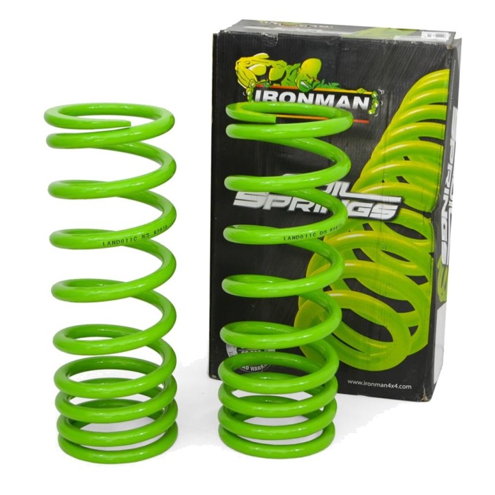 Sprężyny zawieszenia tylne Ironman 4x4 wzmocnione, lift 2" — Land Rover Defender, Land Rover Discovery (LAND011C) - ujęcie 4